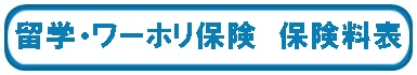 海外留学保険　保険料表